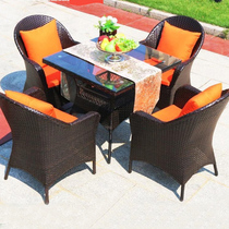 Outdoor vine chair courtyard sofa leisure living room leisure sofa outdoor balcony tables and chairs combined furniture