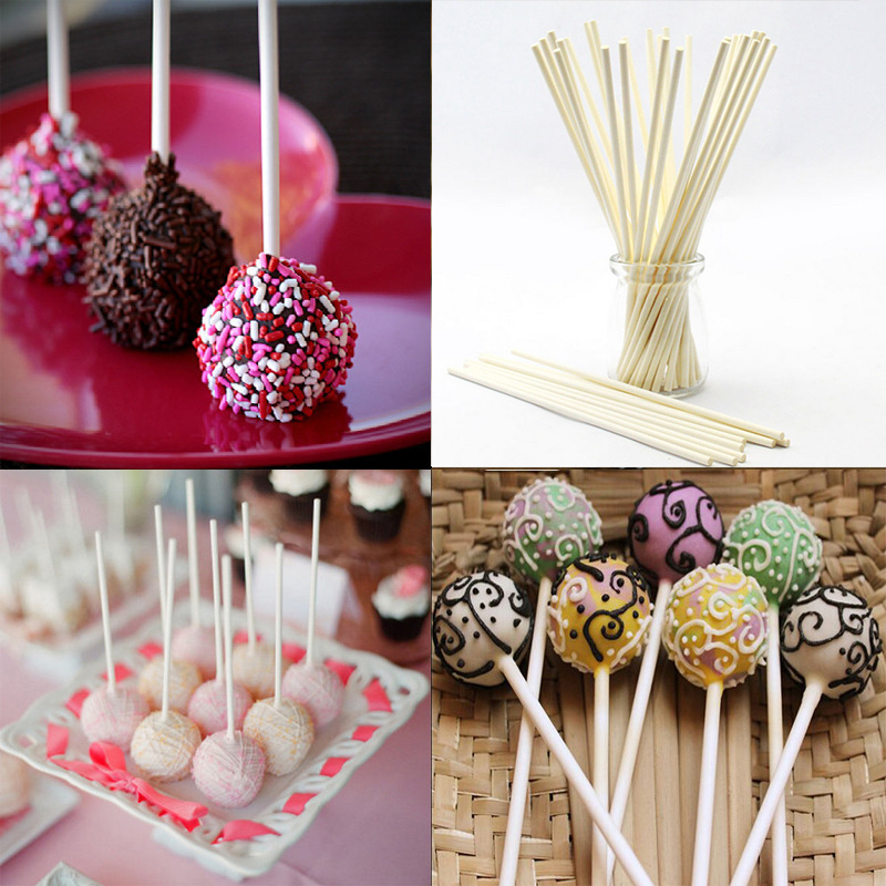 White Paper Stick candy Candy Cake Paper Stick starry candy stick candy stick Candy Stick Cake Sign Stick
