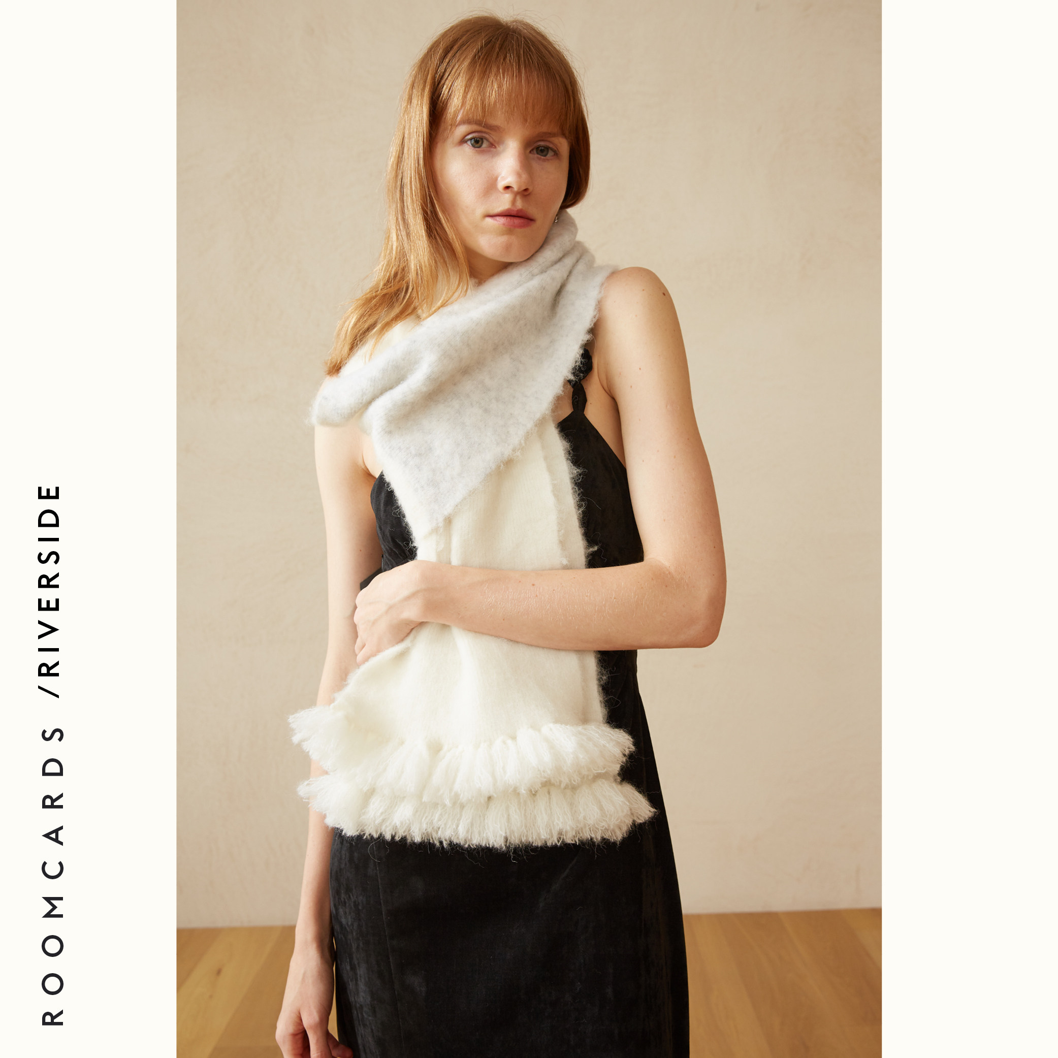 (early summer ex-gratia 7 discount) ROOMCARDS parched sheep camel hair beautiful nowool brushed hair long scarves without backchanging