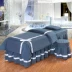 Beauty bed bao gồm bốn bộ nhung pha lê mùa đông dày bông san hô nhung massage giường đặt vật lý trị liệu massage thẩm mỹ viện