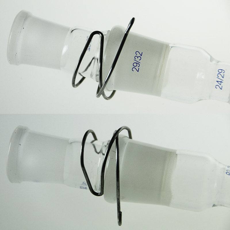 Stainless steel wire taper interface clamp standard steel wire marking clamp standard grinding port clamp