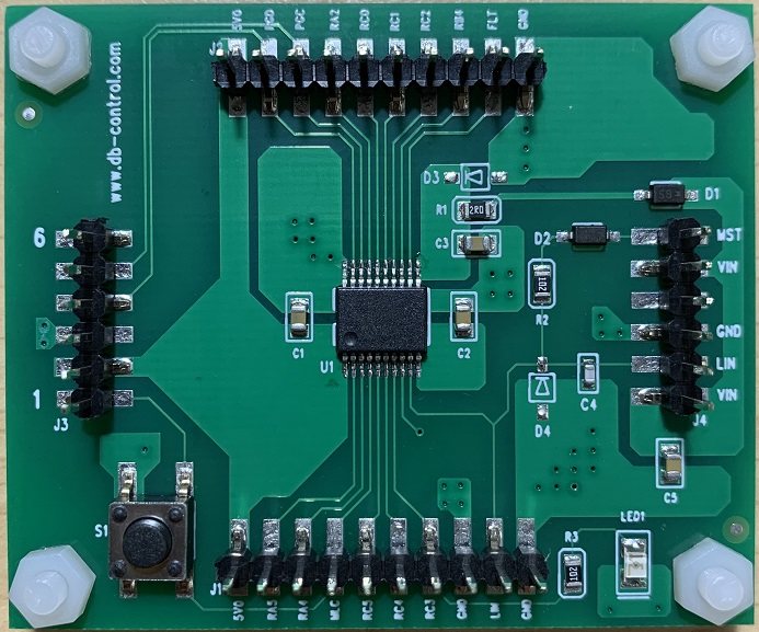 PIC16F1829LIN LIN Bus Development Board