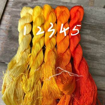 (Longhuang Tightly Twisted 8 Silk) ຜະລິດຕະພັນ ຜ້າໄຫມແທ້ ເສັ້ນບິດແຫນ້ນ ຖັກແສ່ວ ຖັກແສ່ວ Temari ກະທູ້ດອກບິດ