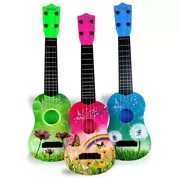 43cm đồ chơi trẻ em mô phỏng guitar ukulele chơi nhạc cụ piano guitar đầy màu sắc giấc mơ người mới bắt đầu