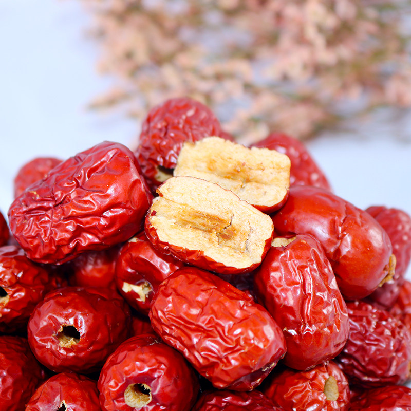 新疆无核红枣大枣2500g 大枣去核整箱新货干货灰枣若羌散装包邮-阿里巴巴