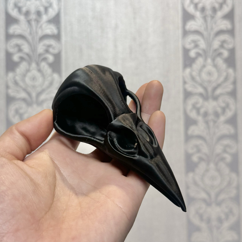 Crow Head Skull Ornament Dark Gothic Skull Ornament