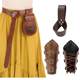 Medieval Viking pirate belt wristband pocket knife hanging knife holder set cosplay forehead hairband retro NPC
