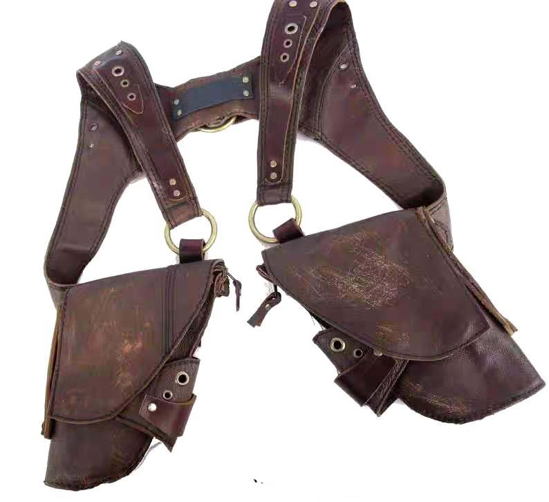 European and American punk steam strap armpit package men and women outdoor sports adjust vest pack medieval retro cycling