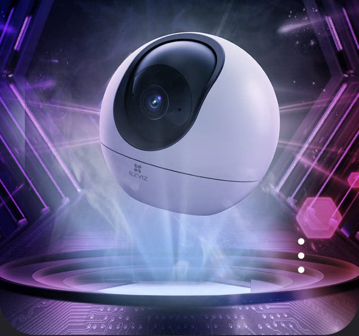 Firefly new genie ball C6 Internet tripod head camera Wireless monitor Home Panoramic phone Remote HD Night vision