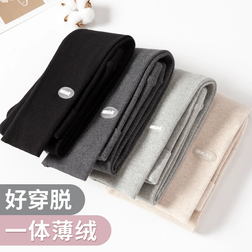 Бархатные осенние леггинсы, хлопковые тонкие детские штаны, подходит для подростков, в западном стиле