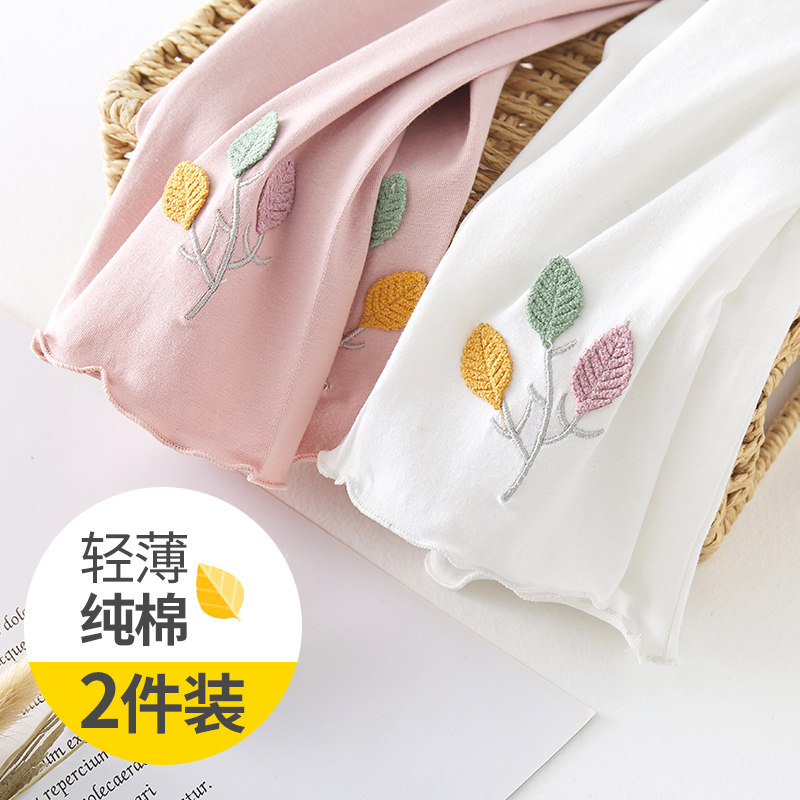 Girl 70% lap pants outside wearing summer slim fit pants 2022 summer clothing baby children super slim shorts for children