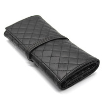 Makeup Brush Containing Bag Roll Pu Leather 14 Holes Makeup Brush Bag Cashier Bag Portable Style Folding Makeup Brush Containing