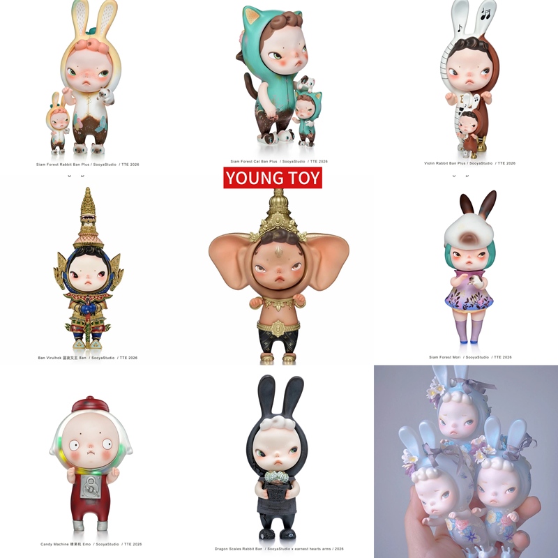 Sooya Thailand Bangkok Ttf Exhibition Limited Edition Sooya Siamese Forest/Elephant God/Violin/Blue Yasha King