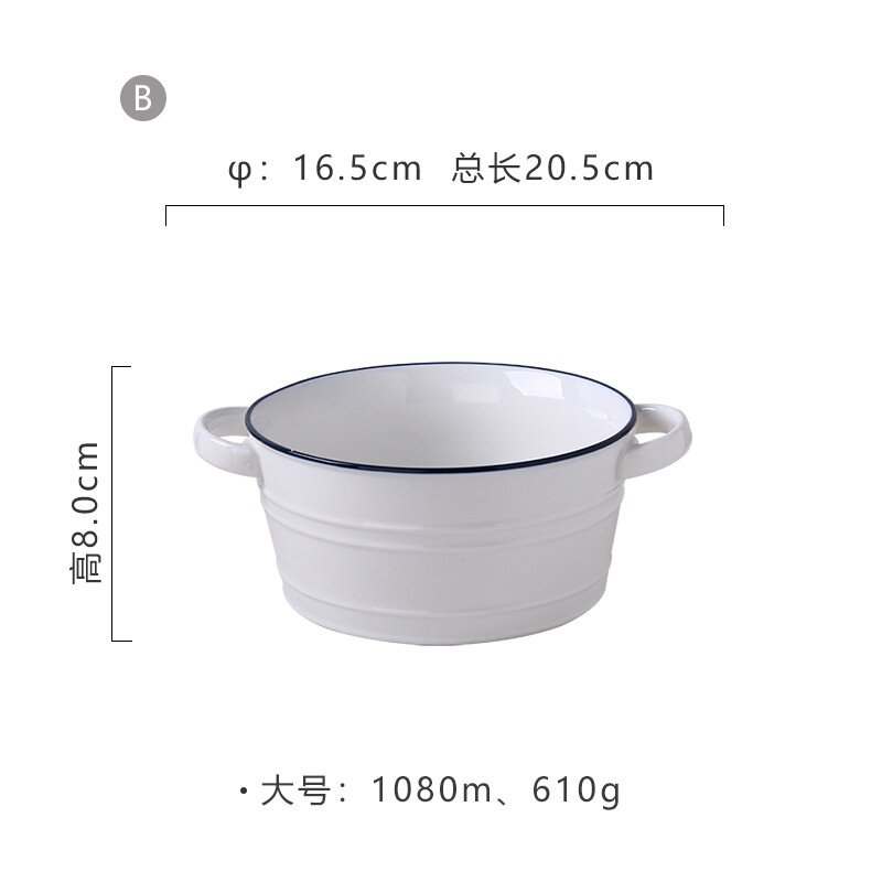 T2021 double ear shower9 microsave fire ceramic tableware