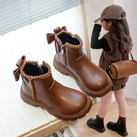 Martens, обувь, короткие сапоги, ботинки, наряд маленькой принцессы, демисезонные универсальные флисовые туфли, в стиле Шанель, в западном стиле