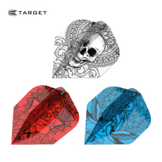 Оперение для дротиков target探极ink系列飞镖尾翼no.6no.2（3pcs/套）专业尾叶飞镖配件