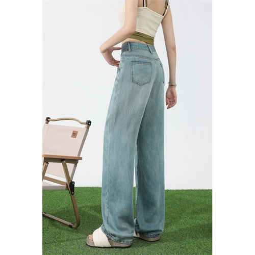 Летние тонкие джинсы, светлые штаны, самолет, свободный крой, новая коллекция, по фигуре