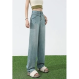 Летние тонкие джинсы, светлые штаны, самолет, свободный крой, новая коллекция, по фигуре