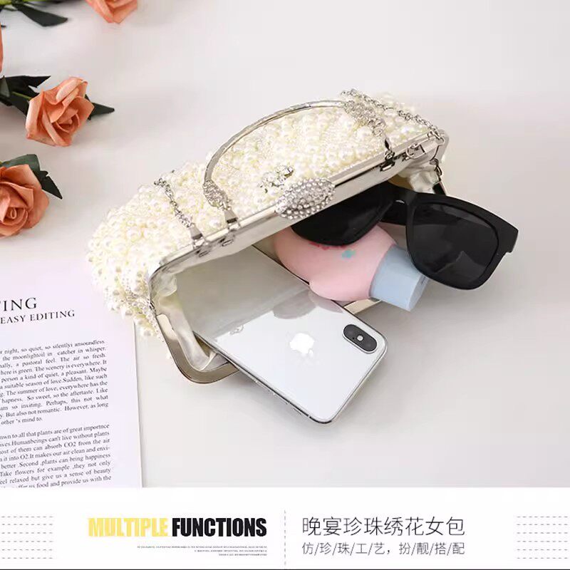 💎 晚宴手提小包珍珠手包女 | 精致晚礼服的完美搭档 💎 -手拿包-淘宝好物网