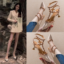 Willow Nails Sandals 2022 New Summer 100 Hitch Fashion High Heels Heels Womens Shoes Sexy Fairy Wind