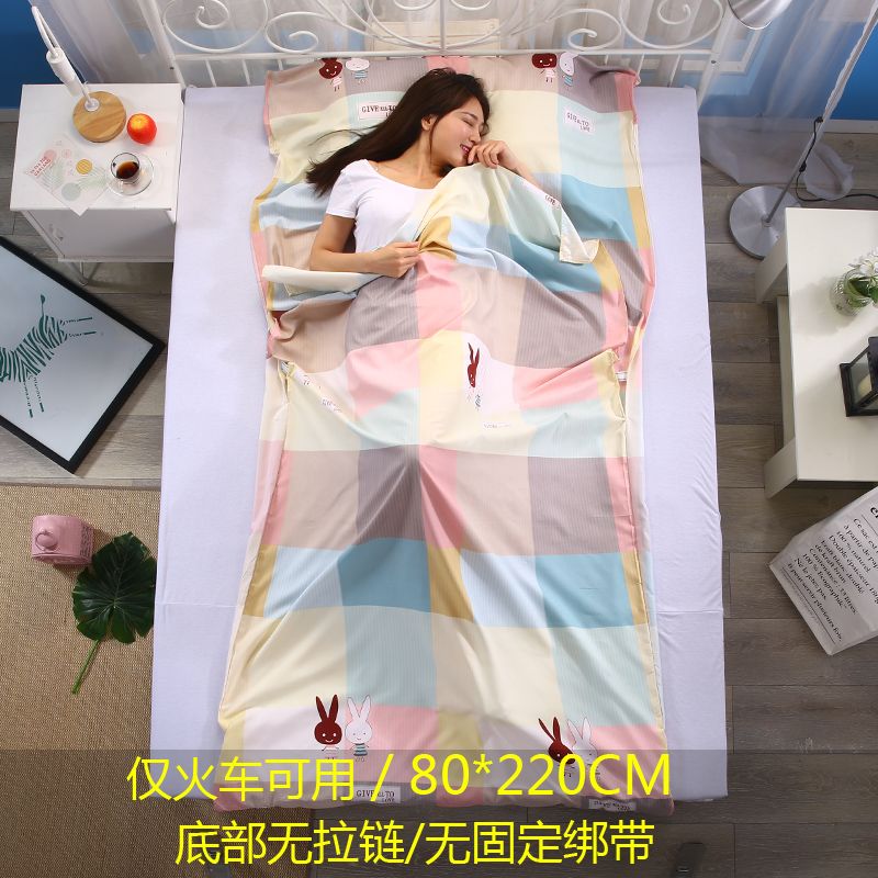 Phần mỏng cố định vành đai ở nước ngoài khách sạn rắc cửa hàng vải bọc chỗ ở một du lịch chăn ngủ túi bẩn người lớn - Túi ngủ mua túi ngủ