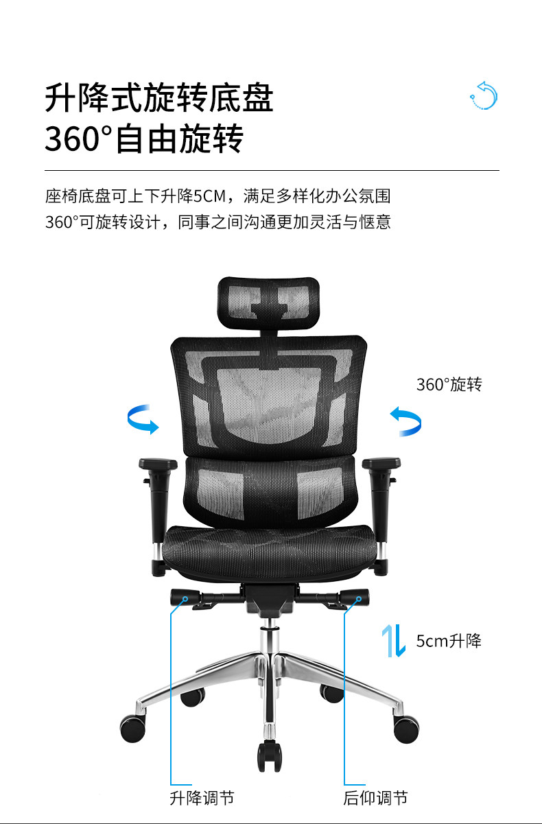 精一 多功能人体工学椅 图11