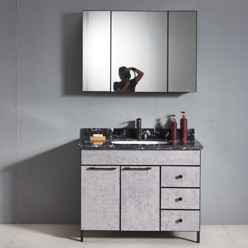 Nordic Bathroom Light Lavish Bath Room Cabinet Wash Terrace Basin Combined Hand Wash Basin Washbasin Make-up Room Toilet Modern Brief