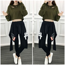 New hip-hop hip hop pants fitness sports practice clothing student leggings skirt jazz dance costume female