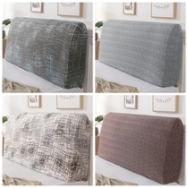 Nordic bedside cover cover All-inclusive bedside cover soft bag dust protection cover 1 5-meter bed Simple universal bed back cover