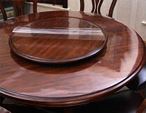 Waterproof and oil-proof disposable round table tablecloth soft glass round table cloth transparent pvc Crystal Board plastic table mat