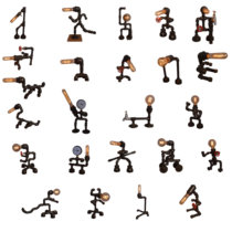 Do old tungsten wire Edison nostalgic style water pipe loft American country industrial table lamp robot retro lamp