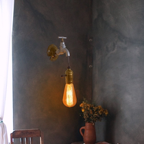 Tap Wall Lamp American Retro Minimalist Iron Art Lighting Front Hall Themed Bar Bookstore Background Wall Aisle Lamps