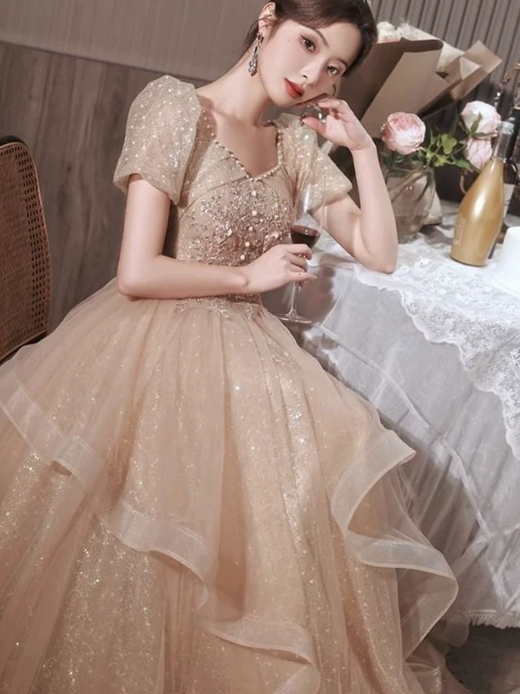 Evening dress, high-quality style