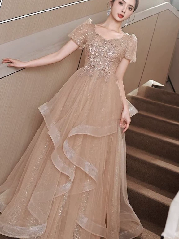 Evening dress, high-quality style