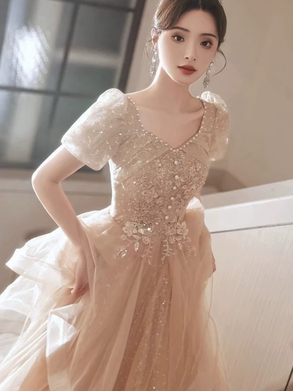 Evening dress, high-quality style