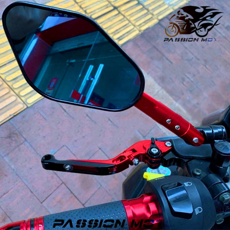 Suitable for Apulia GPR125 rearview mirror terra mirror APR150 modified cafe rearview mirror RS125