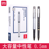 Del S33 Sea Whale 0 5mm large capacity gel pen pen pen signature pen S755 thick refill large capacity