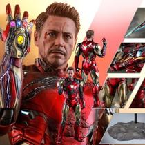 (Crazy Model Holy Dance Pavilion) HotToys HT Reunion 4 Final Battle 1 6 Iron Man MK85 Battle Loss Edition