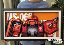 (Crazy Model Holy Dance Pavilion) 3D three-dimensional decorative painting Iron Man One Piece Slam Dunk master Gundam Gundam Dragon Ball