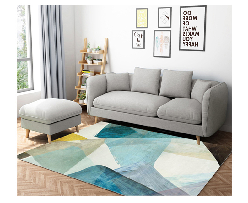 Tối giản hiện đại thảm phòng khách bàn cà phê mat in sofa thảm phòng ngủ nhà mat đầy đủ cửa hàng Bắc Âu có thể giặt - Thảm thảm trải sàn phòng khách