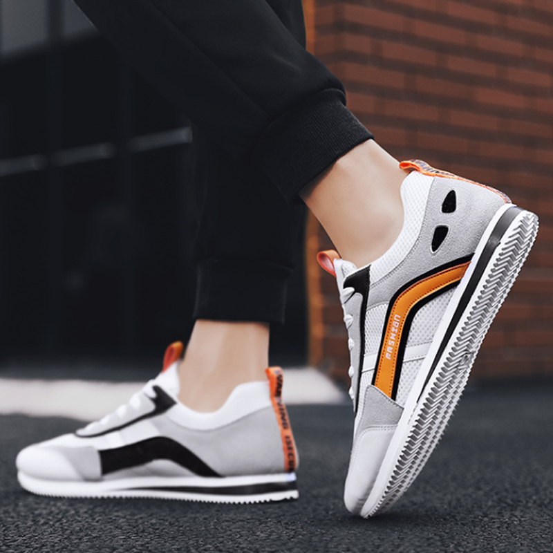 Hong Kong Tide Cards Small White Shoes Men's Shoes Summer Breathable 2022 New Mesh Surface 100 Hitch Running Casual Sports Men's Board Shoes