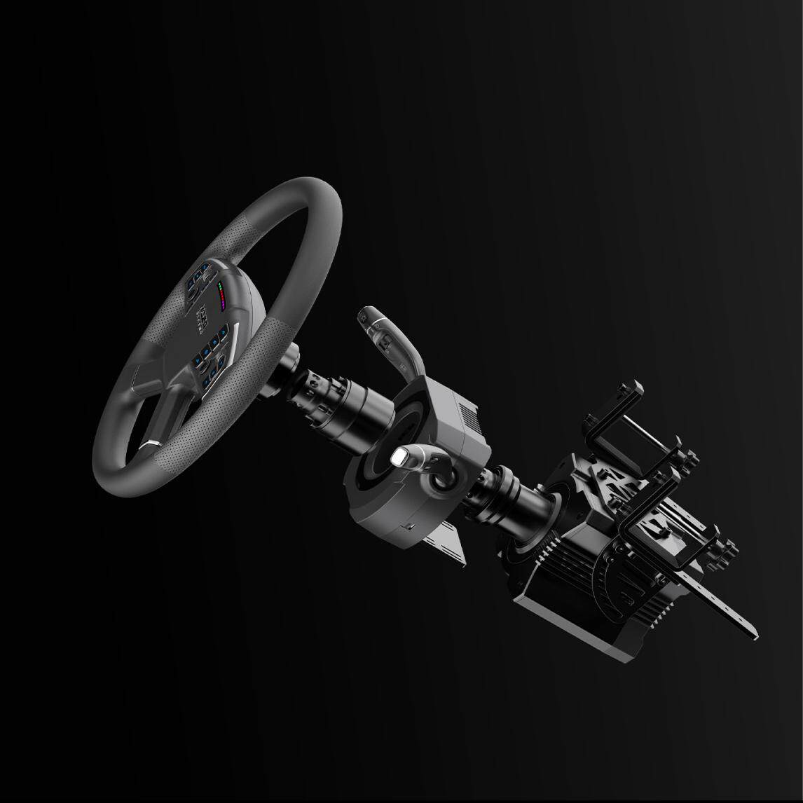 Moza Magic Claw European Card Special Wiper Multi-Function Combination Switch Truck Panel Wiper Kit Racing Simulator Steering Wheel Steering Accessories