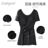 Comfit Ceece Swimsuit под Anlifang, Black Sexy Slim Slim Abir