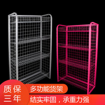 Supermarket shelves display shelves convenience store snacks bread shelves cashier desk multi-storey drugstore beverage shelves