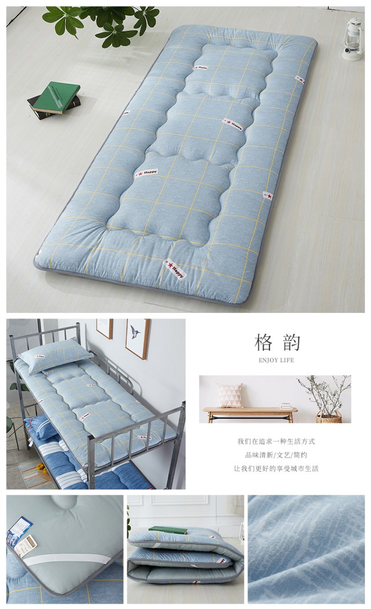 Nệm ký túc xá sinh viên dày đơn nệm nệm 0,9m được bao phủ bởi 1,2 mét 1,5 1,8m giường đôi 2 mét nệm kymdan 1m8