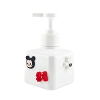 Бутылка из твердого белого нефрита «Минни и Микки», 200 мл