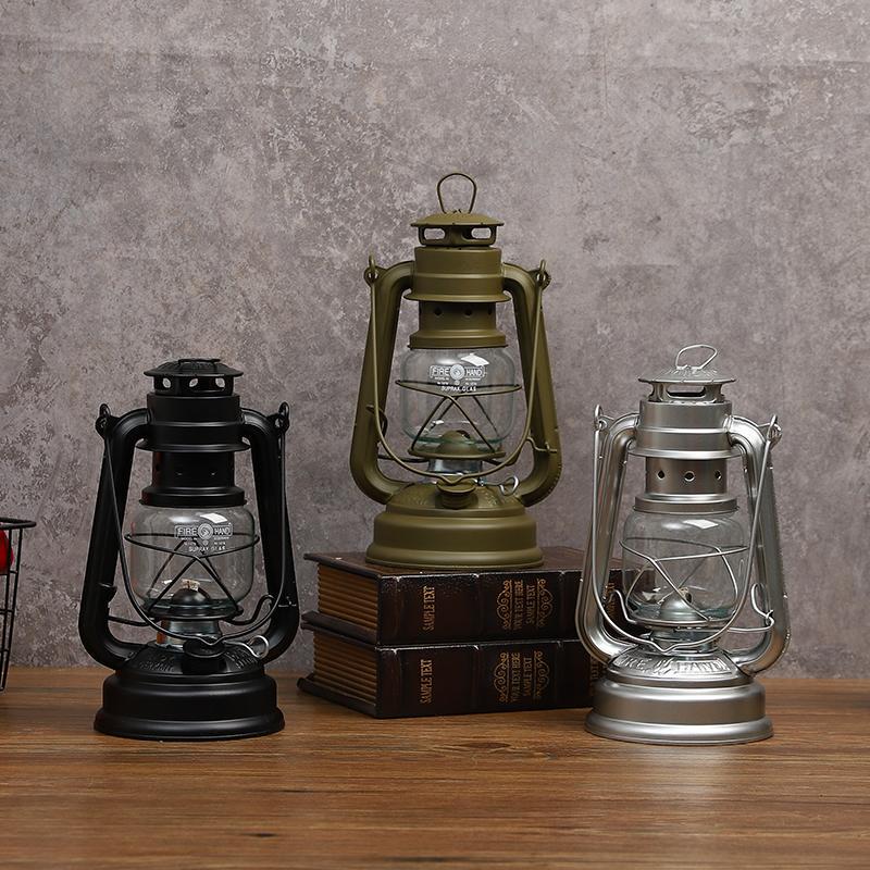 Retro Rechargeable Lantern, Rural Atmosphere Lamp, Outdoor Portable Camping Lamp, Night Light, Table Lamp, Old-Fashioned Kerosene Lamp
