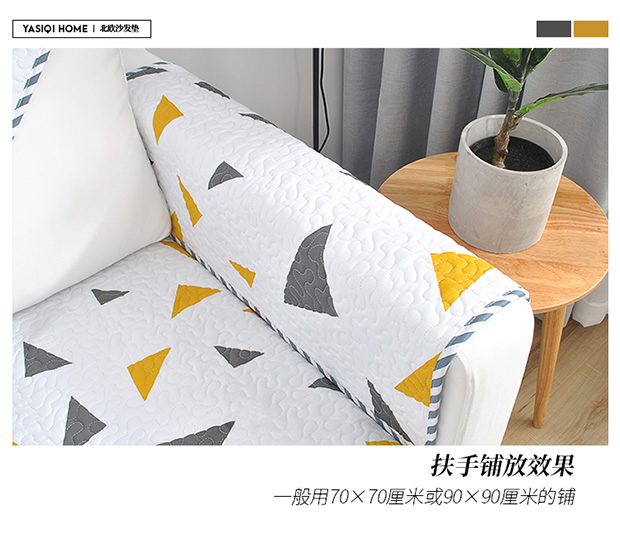 Bắc Âu vải bông đệm sofa đệm tựa lưng khăn Four Seasons chung nhỏ gọn sofa hiện đại custom-made khăn bông - Ghế đệm / đệm Sofa đệm da ghế gỗ