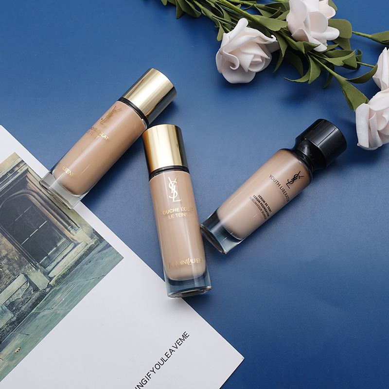 YSL Saint Laurent Pink Bottom Live Bright Muscle Essence Supermodel Reverse Aged Goddess Powder Bottom Liquid 30ML Lasting Base Makeup