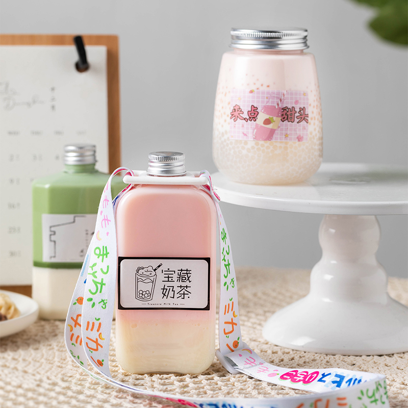 Poplar Manna Bottle Recyclable Yang Large Capacity With Lid Transparent Empty Bottle Tank Commercial Anti-Fall Outside Belt